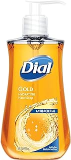 Dial Antibacterial Liquid Hand Soap Gold, 7.5 Fl Oz (Pack of 4)