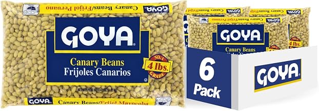 Goya Foods Canary Beans, Dry, 4 Pound (Pack of 6)