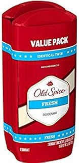 Old Spice Deodorant 3 Ounce Fresh Solid Two At Once (88ml) (2 Pack)
