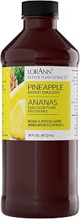 LorAnn Oils LorAnn Pineapple Bakery Emulsion, 16 ounce bottle
