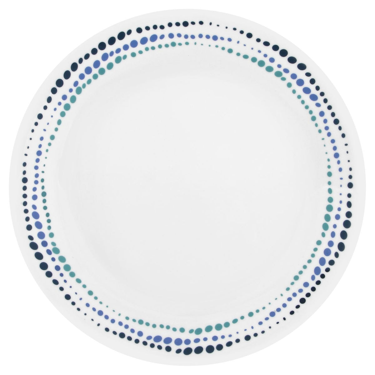 Livingware Ocean Blues 10.25 Plate by Corelle – Large, Glass, Blue, Model 1119400