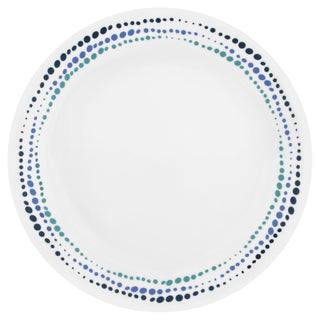 Livingware Ocean Blues 10.25 Plate by Corelle – Large, Glass, Blue, Model 1119400