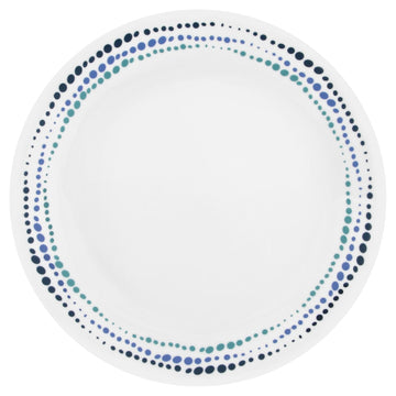 Livingware Ocean Blues 10.25 Plate by Corelle – Large, Glass, Blue, Model 1119400