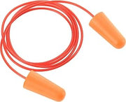 Global Industrial Bullet Earplugs, Tapered, Corded, NRR 32 dB, 100 Pairs/Box