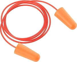 Global Industrial Bullet Earplugs, Tapered, Corded, NRR 32 dB, 100 Pairs/Box