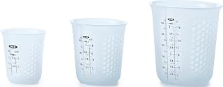 OXO Good Grips 3 Piece Squeeze & Pour Silicone Measuring Cup Set