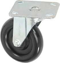 Global Industrial Medium Duty Rigid Plate Caster 5" Polyurethane Wheel