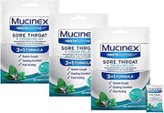 Mucinex InstaSoothe Sore Throat + Cough Relief Alpine Herbs & Mint Flavor, Fast Acting, Cooling Comfort, Powerful Sore Throat Oral Pain Reliever, 40 Medicated Drops (40 Count (Pack of 3))