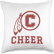 Carlisle High School Blue Aces Cheer Throw Pillow
