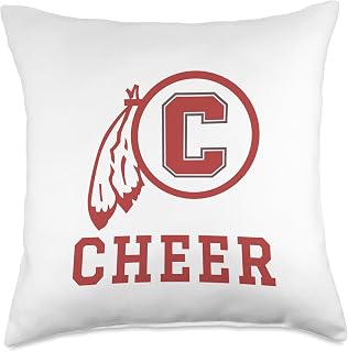Carlisle High School Blue Aces Cheer Throw Pillow
