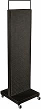Pro Series Two-Sided Pegboard Floor Display by Azar Displays – Plastic, Black, Model 700800-BLK