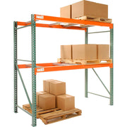 Teardrop Pallet Rack Starter Unit by Global Industrial – Alloy Steel, Orange, Model 796616N