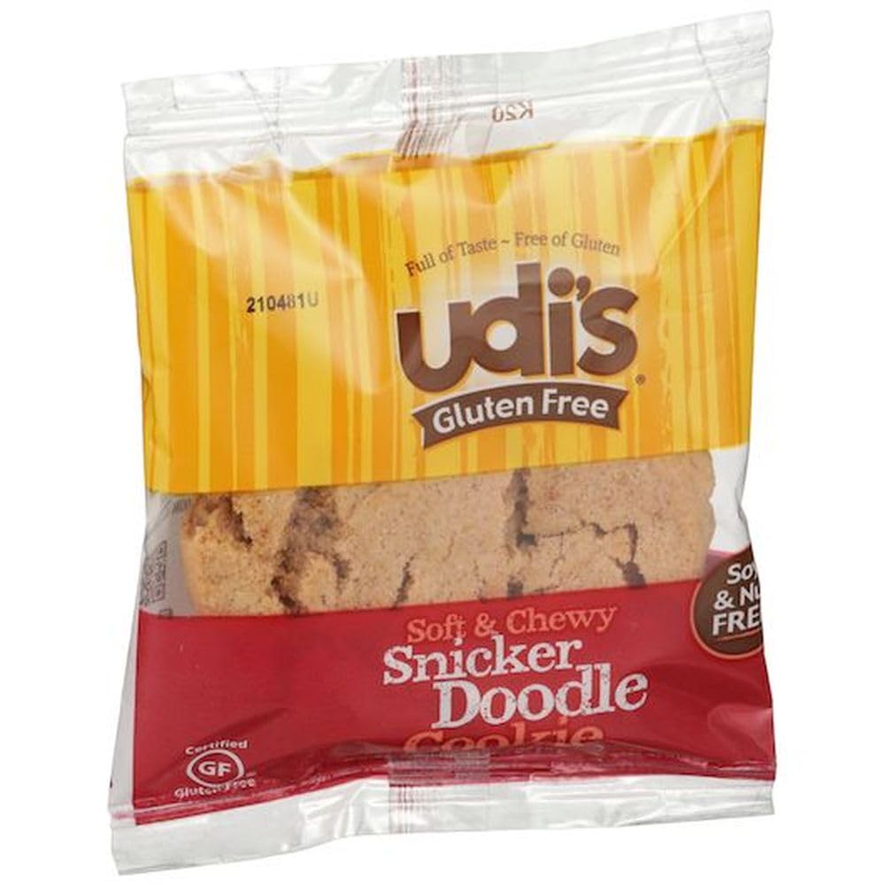 Udis Gluten Free Snickerdoodle Cookie by Pinnacle Foods – 1.7 Ounce (Pack of 36), Pack of 36