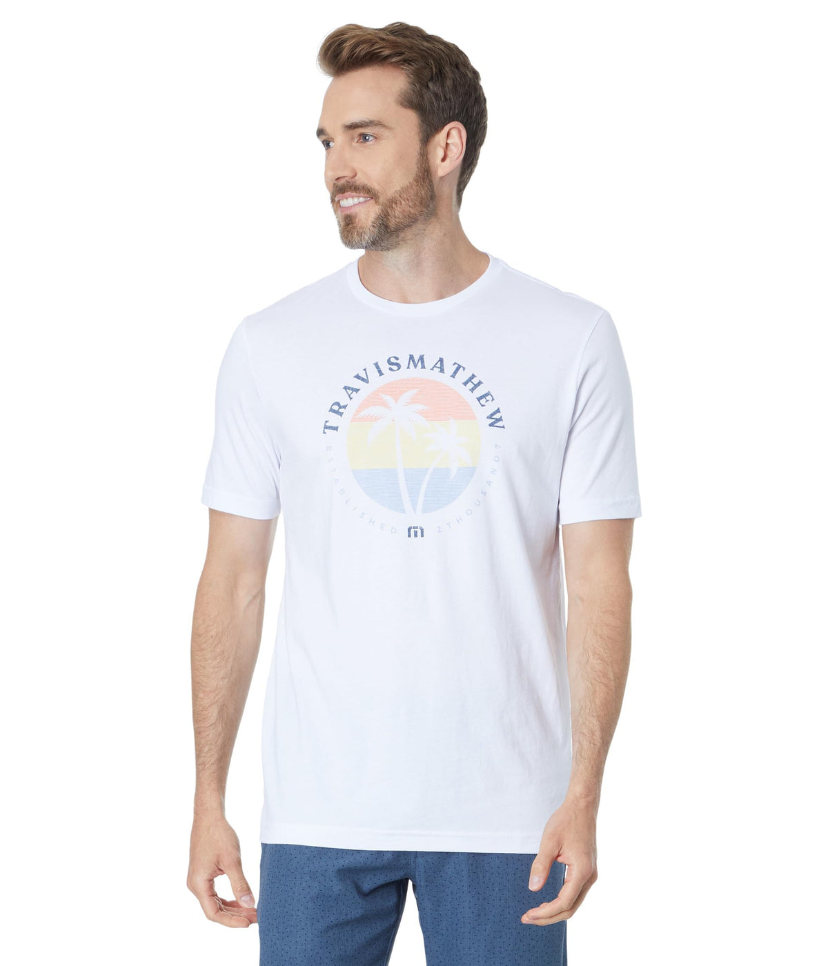 Southern Highlands White LG by TravisMathew – Large, Cotton, White, Model 1MY281-1WHT