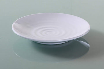 Osaka-1 Plate by Yanco – Large, Melamine, White, Pack of 24, Model OK-1712
