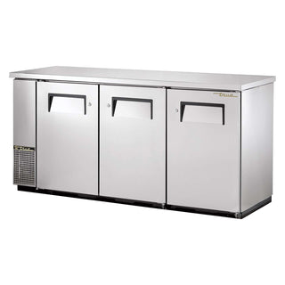 S/S 2-Solid Door 4-Shelf Back Bar Cooler for 150 6-Packs by TRUE – Commercial Grade
