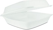 Dart 110HT1 Extra Large Perforated Foam Hinged Container, 10.25 in (Case of 200)