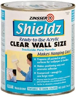 qt Zinsser 2104 Clear Shieldz Water-Based Acrylic Wallpaper Primer