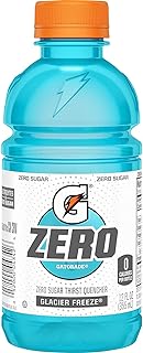 Gatorade Zero Sugar Thirst Quencher, Glacier Freeze, 12 Ounce, 24 Count