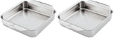 Provisions OvenBond by Hestan – Baking Pan (8-inch) (Pack of 2), Stainless Steel, Model 48652