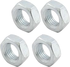 Allstar Performance ALL18252 0.31 in. 24 Right Hand Steel Jam Nuts - Pack of 4