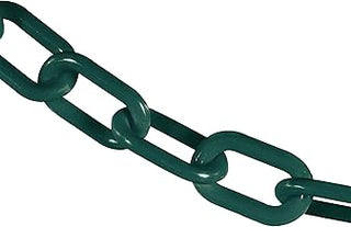 Mr. Chain Plastic Barrier Chain, Evergreen, 100 ft Length (51054-100)
