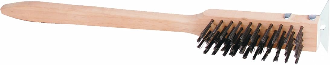 Crestware 20-Inch Wire Grill Brush with Scraper