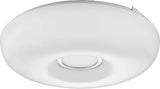 Lithonia Lighting FMKMRL 14 20840 KR M4 14-Inch 4000K LED Low Profile Flush Mount with Chrome Inner Ring, White
