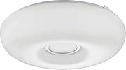 Lithonia Lighting FMKMRL 14 20840 KR M4 14-Inch 4000K LED Low Profile Flush Mount with Chrome Inner Ring, White
