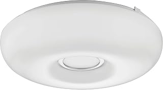 Lithonia Lighting FMKMRL 14 20840 KR M4 14-Inch 4000K LED Low Profile Flush Mount with Chrome Inner Ring, White