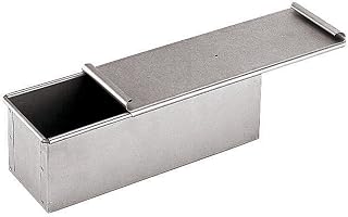 PADERNO World Cuisine 15.75 by 5 .875 Inch Aluminized/Steel Bread Pan with Cover