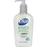 Basics Hypoallergenic Liquid Hand Soap by Dial – 1 Count (Pack of 1), White, Model 06028