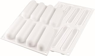 Silikomart Fingers75 Silicone Mold with 8 Cavities, Each 5.11 Inch x 1.06 Inch x 1.06 Inch High