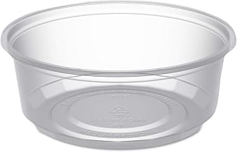 Anchor Packaging Anchor D08CR MicroLite Deli Tub, 8 oz, Clear, 500/Carton