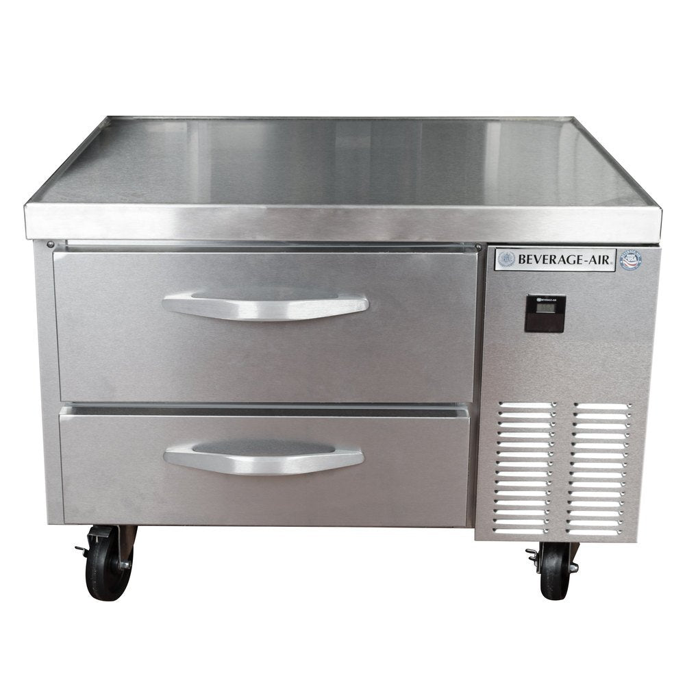 (2) Drawer Refrigerated Chef Base - 36" by Beverage Air – Stainless-Steel, Model WTRCS36-1