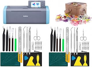 Brother SDX125E ScanNCut DX Electronic Cutting Machine with Accessories | with Sewing Clamps and Weeding Kit Included