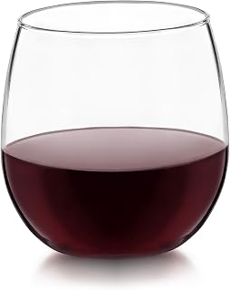 Libbey Vina Stemless Red-Wine Glasses (16.75oz/Set of 4)