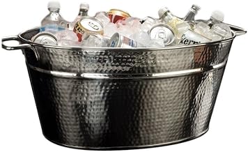American Metalcraft Hammered S/S Party Tub
