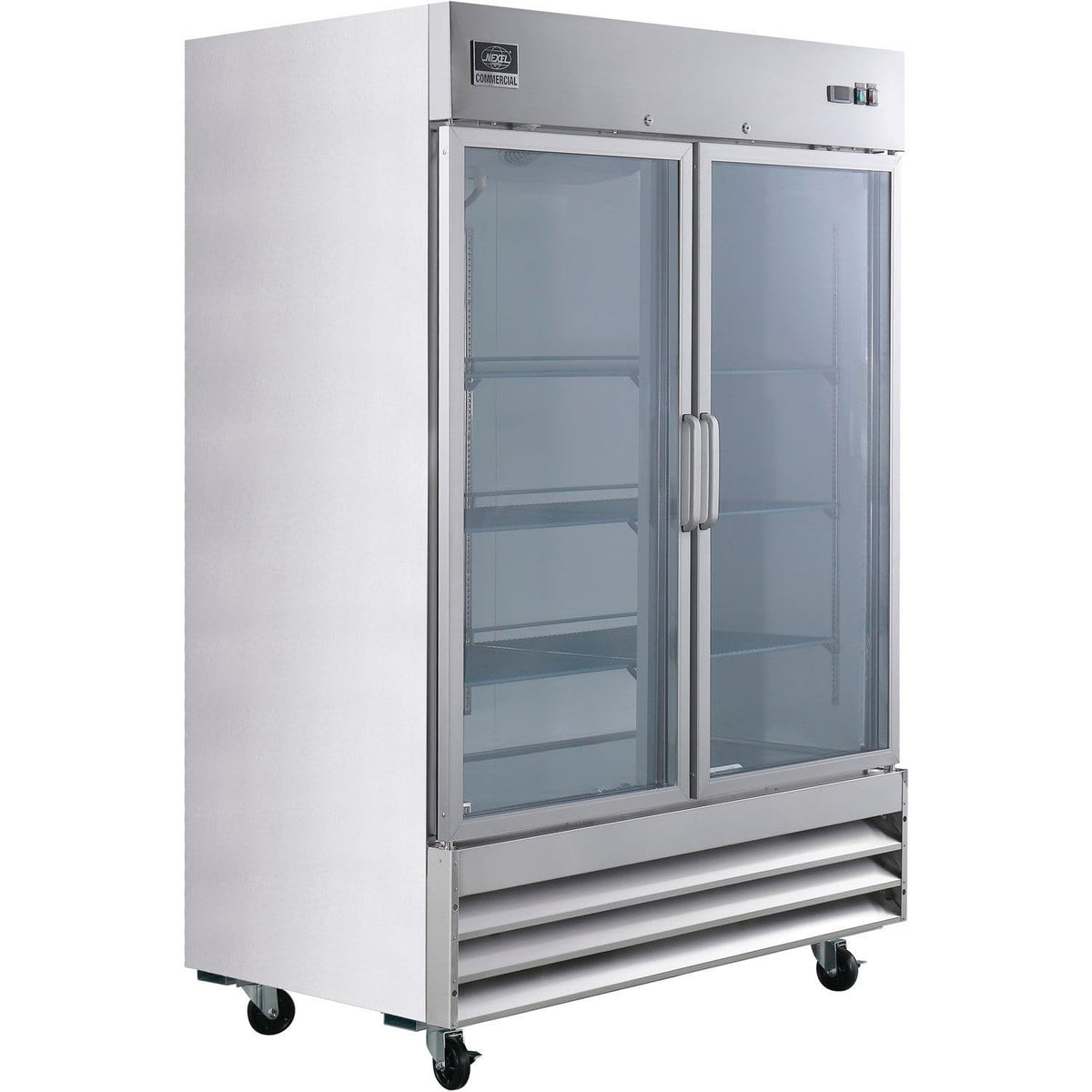 Reach In Freezer by Nexel – Stainless Steel, Silver, Model CFD-2FF-G-HC