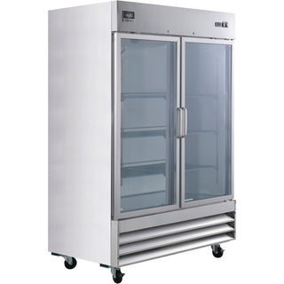 Global Industrial Stainless Steel Reach-In Refrigerator by Nexel – Stainless Steel, Silver, Model CFD-2RR-G-HC