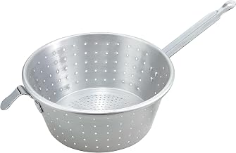 Winco Spaghetti Strainer, 10-Inch,Aluminum,Medium | Quick pasta draining, Foodservice
