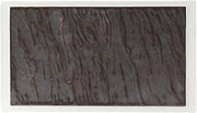 Tuxton China GKP-553 Plate, 14" x 8", Rectangular, Narrow Rim, Textured, Microwave and Dishwasher Safe, Oven Proof, Fully Vitrified, Kona, Lava/Porcelain White