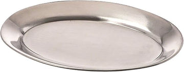 Browne 11-1/2" Oval Aluminum Steak Platter