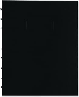 Blueline NotePro Quad Ruled Notebook, Black, 9.25 x 7.25 Inches, 192 Pages (A44C.81)