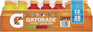 Gatorade Thirst Quencher Variety Pack - 12 oz, 28pk (8 Strawberry, 10 Cool Blue, 10 Grape)