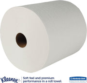 50606 Kleenex Hard Roll Paper Towels – 6 Rolls (600 Sheets each), Paper, White, Pack of 6, Model KCC50606