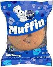 Pillsbury Blueberry Baked Muffin, 1.59 Ounce, Whole Grain-Rich, 80 Count