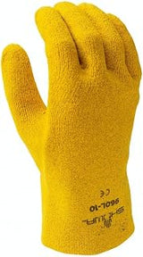 SHOWA 960 Fully Coated PVC General Purpose Work Glove with Cotton Liner, for Vending Machines Large (12 Pair)