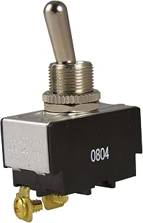 Gardner Bender GSW-10 Electrical Toggle Switch, SPST, ON-OFF, 20 A/125V AC, Screw Terminal