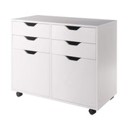 Winsome White / 4 Doors, 12 Drawers, File Drawer / Transitional Storage Cabinets